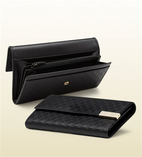 gucci black continental wallet|Gucci continental wallet sale.